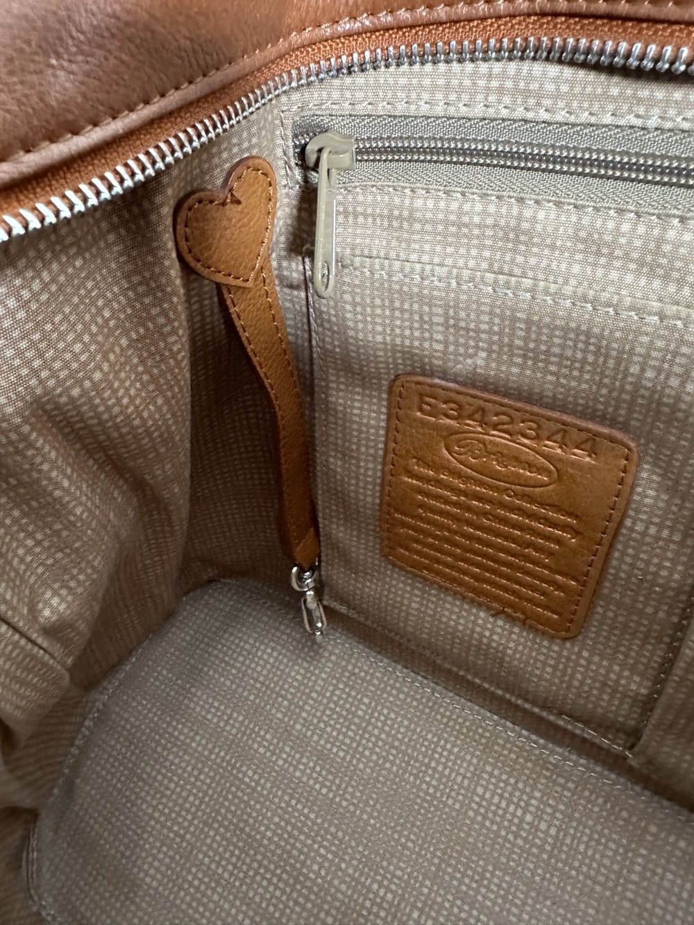 Brighton Bella Luca Coated Canvas Tote Bag - Picture 9 of 14
